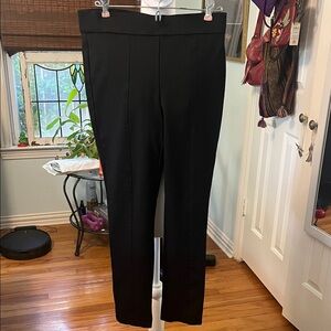 Anne Klein Black Straight Leg Pants
